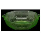 Anchor Hocking Uranium Glass Princess Bowl
