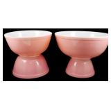 Pyrex Flamingo Pink 4pc Bowl Set 4"x10"