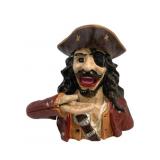 Cast Iron Mechanical Pirate Bank - 7.5 x 7 x 6