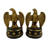 Pair Eagle Bookends - 9 x 6 x 5.5