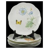 6 Lenox Butterfly Meadow Plates, 4 Patterns