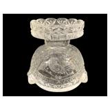 Hofbauer Crystal Byrdes Candleholder - 3.75 x 4.25