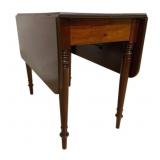 Antique Cherry Drop Leaf Table 24"x37"x47"