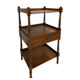 3 Tier Table w/Drawer 38"x18"x18"