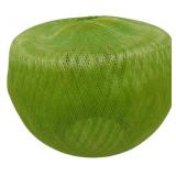 Mid Century Green Woven Fiber Lampshade