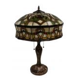 Tiffany Style Stained Glass Table Lamp 24"