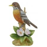Andrea by Sadek Porcelain Robin Figure 6.5"