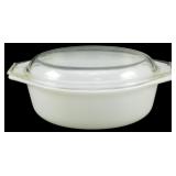 Pyrex White 1.5 Qt Casserole Dish w/ Lid