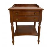 Sheraton Style Two-Drawer End Table