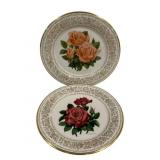 2 Gorham Frank Bly Plates - 10.5" Round