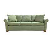 Braxton Culler Green Polyester Sofa - 30 x 80 x 34