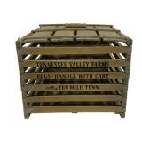 Tenn Valley Farms Wood Egg Crate - 13 x 10 x 13