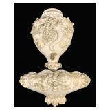 Vintage Plaster Wall Urn - 14 x 23