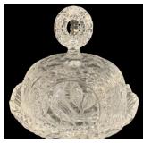 Hofbauer "The Byrdes" Crystal Cheese Dish