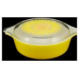 Vintage Pyrex Sunflower 1 Pint Casserole