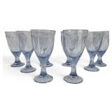 Noritake Sweet Swirl Light Blue Assorted Goblets