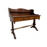 Antique Mahogany Desk w/ Gallery Back