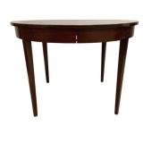 Round Mahogany Dining Table 30"x42"
