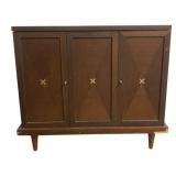 American of Martinsville Walnut Accord Cabinet