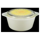 Pyrex Sunflower Large Casserole w/ Lid