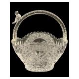 Hofbauer "The Byrdes" Crystal Basket