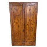 Wooden Antique Wardrobe - 86 x 50 x 20