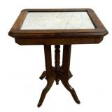 Victorian Marble Inset Parlor Table
