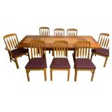 Gangso Mobler Dining Table & 8 Chairs