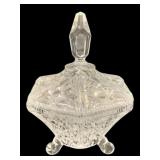 Crystal Candy Dish - 9.5 x 7 x 7