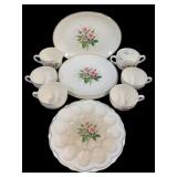 12 Pc Set Floral Pattern China