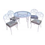 Brown Jordan 5pc Iron Patio Dinette Set