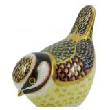 Royal Crown Derby Blue Tit Paperweight Gold