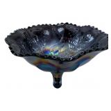 Fenton Amethyst Stag & Holly Carnival Bowl