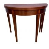 Hepplewhite Inlaid Tapered Leg Gaming Table