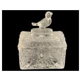 Hofbauer "The Byrdes" Crystal Trinket Box