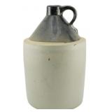 Vintage American Two Tone Pottery Jug 11.5"