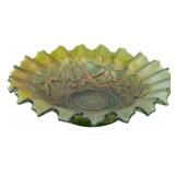 Northwood Wishbone & Orchid Carnival Bowl