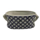 Blue & White Ceramic Footbath Planter