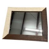 Wildwood 2 Tone Textured Mirror 31 x 26