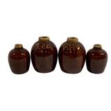 4 Hull Pottery Salt & Pepper Shakers