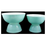 Pyrex 4pc Opal Turquoise Bowl Set 4"x10"