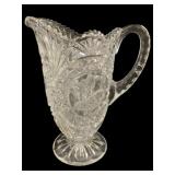 Hofbauer "The Byrdes" Crystal Pitcher