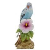 Andrea by Sadek Porcelain Parakeet Figure