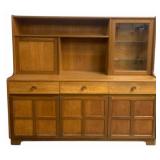MCM Teak Vintage Backbar Cabinet by Nathan
