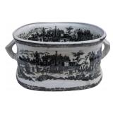 Transferware Tub With Handles
