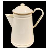 Enamelware Coffee Pot - 8.5 x 7
