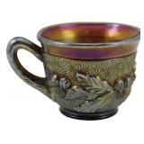 Northwood Amethyst Acorn Burrs Carnival Cup