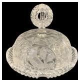 Hofbauer "The Byrdes" Crystal Cheese Dish