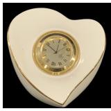 Lenox Porcelain Clock - 3.5 x 4 x 2.5