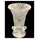 Hofbauer Crystal "Byrdes" Vase - 4.25" Tall